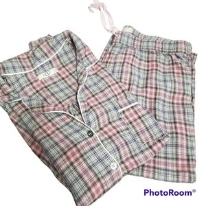 Ugg Raven Flannel  Pajama Set Large